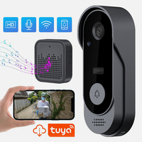 Smart Home Doorbell Night Vision Monitors 720P Video Camera 2.4G Wifi Doorbell Security Waterproof Wireless Bell Door Intercom