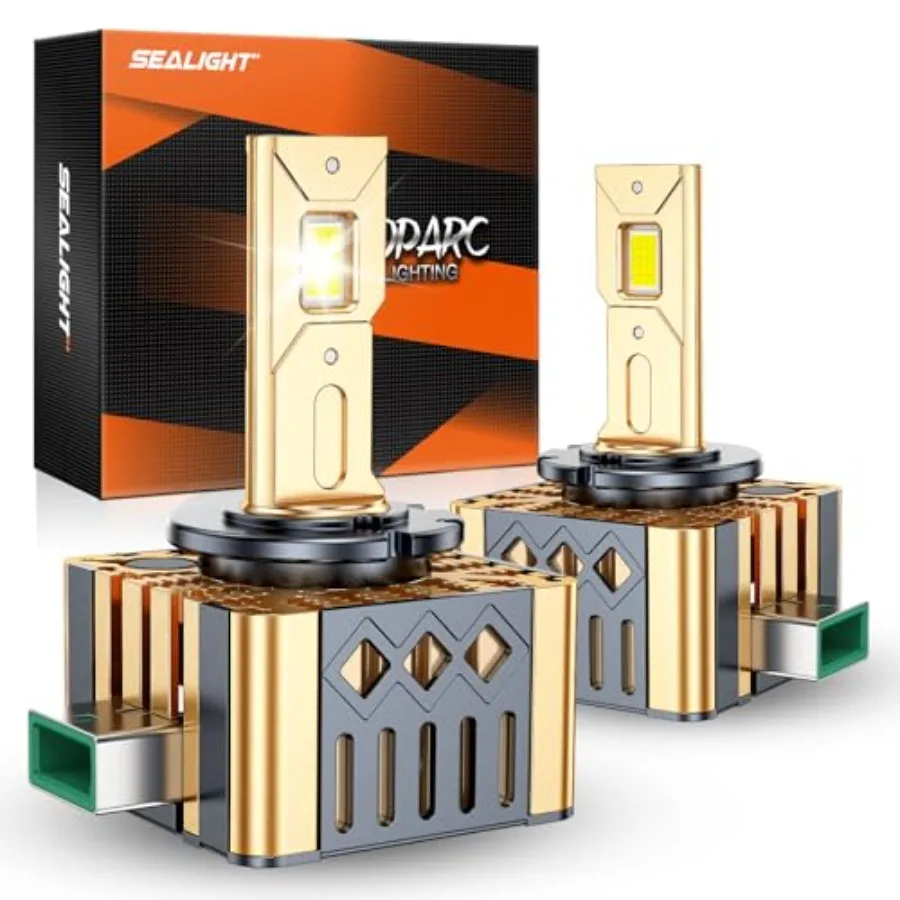 

Лампы D3S 6500K холодный белый свет 45000 лм 10-кратная яркость, HID-лампы с мгновенным запуском 0.01 с, 1:1 замена оригинальных HID D3S 66340 42403 4