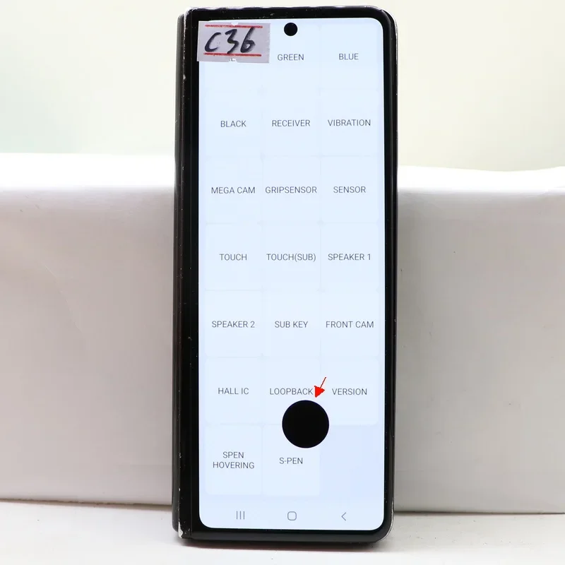 AMOLED LCD do Samsung Galaxy Z Fold3 5G Ekran F9260 F926B F926U F926F Fold 3 5G Wyświetlacz LCD Dotykowy Digitizer z defektem