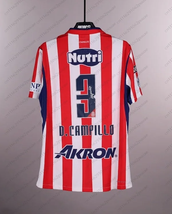 2026 Chivas De Guadalajara 3D-Druck Fußballtrikot Herren Atmungsaktives Schnelltrocknendes Kurzarm-T-Shirt Familien-Partnerlook – Detail 7