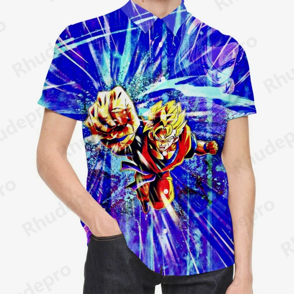 2024 드래곤 볼 Z 소셜 T 셔츠 하라주쿠 남성 오리지널 Tshirt 여름 남성 의류 패션 블라우스 오버 사이즈 고품질 Vegeta