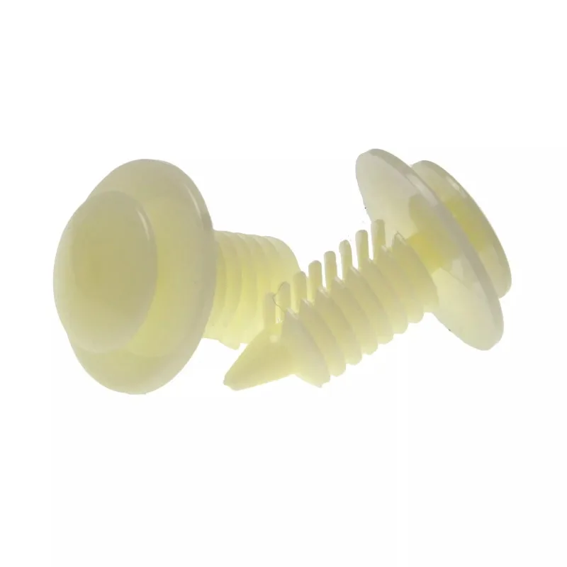 10 قطعة 11/32 "النايلون لوحة الكسوة التجنيب كليب مزدوجة الرأس ل دودج رام 1500 ل جيب 6503709 963159 د #4