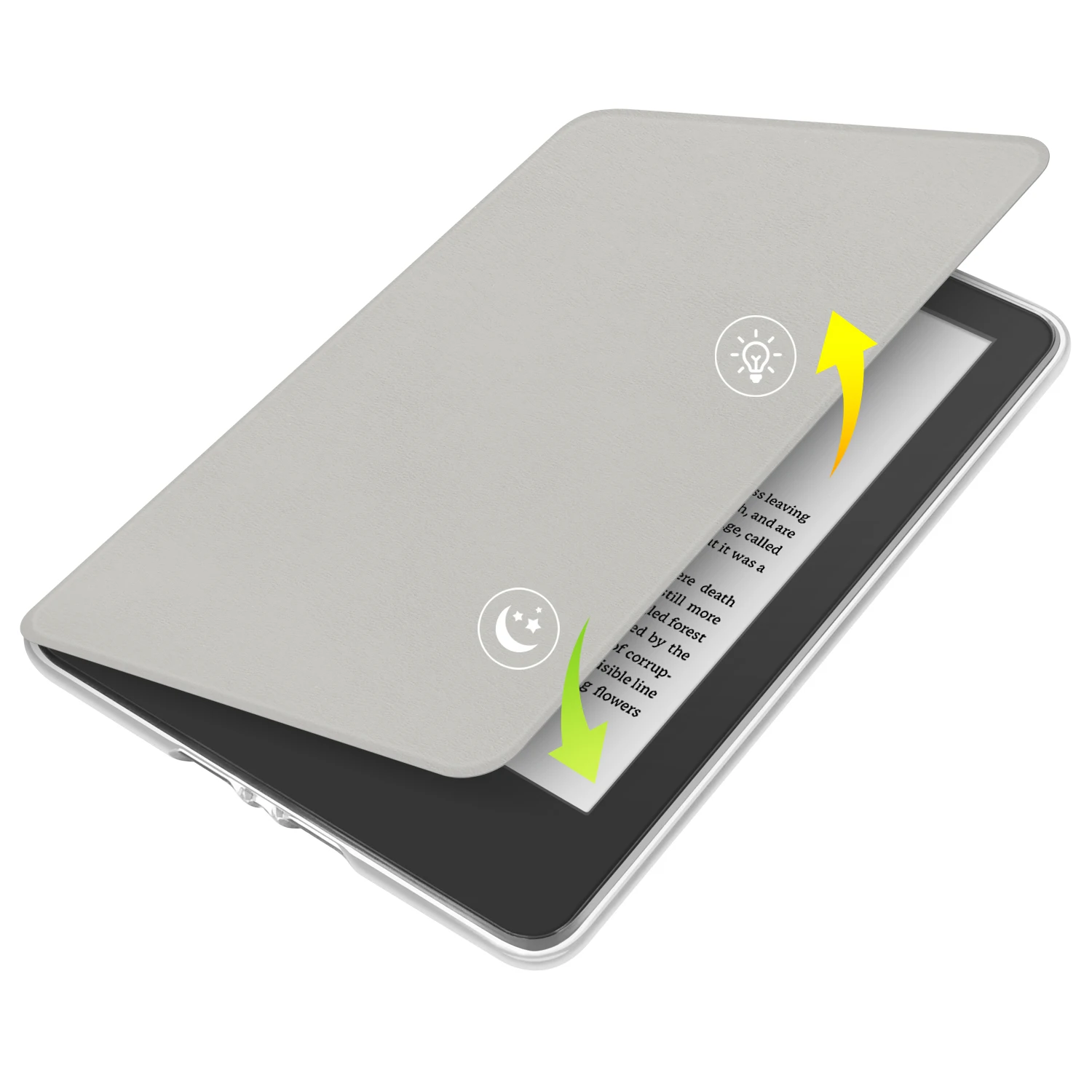 For Kindle Paperwhite 7/6/5th Gen Case + Screen Protector 6" Clear Acrylic Auto Sleep Cover Paperwhite 3/2/1 DP75SDI/EY21 Funda