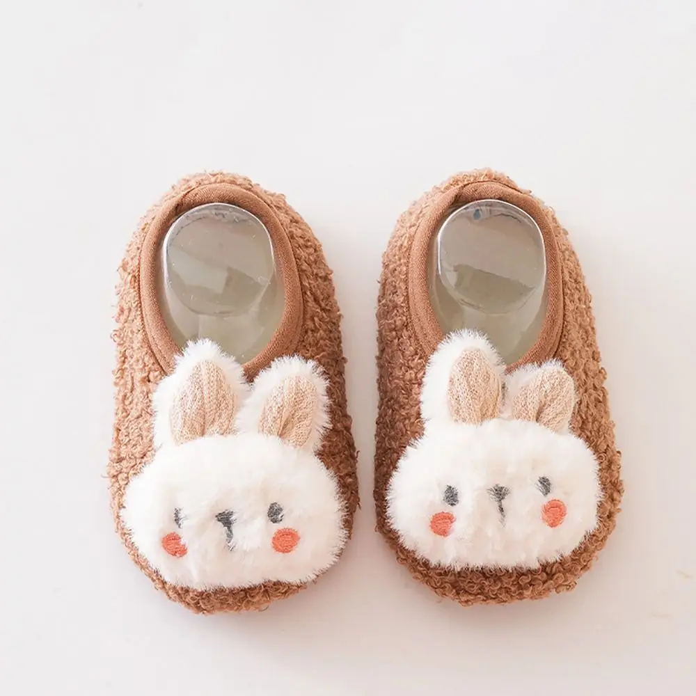 Baby Socks Winter Baby Boy Girl Booties Fluff Soft Toddler Shoes First Walkers Anti-slip Warm Newborn Infant Crib Shoes Moccasin