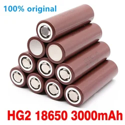 100% original18650 HG2 3000mAh battery 3.6V discharge 30A 18650 battery for LGHG2 3000MAH 3.7V 18650 Power battery