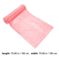 Mantel desechable de película fina de plástico, Rollo/20 piezas, 180/200cm, Decoración de mesa