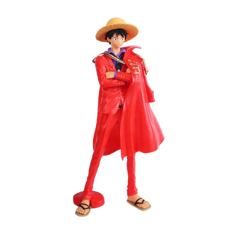 25cm One Piece Anime Figur Luffy Modell Spielzeug Action-figuren Statue Sammlung Figur Desktop Ornament Puppe Für Kinder Geschenke