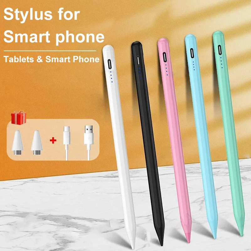 For ios Pencil For Ipad A16 10 9 8th 10th 9th Generation 2025 Pro 13 M4 12.9 Air 11 M3 M2 5 4 3 Mini 7 6 Stylus Pen Touch Pens