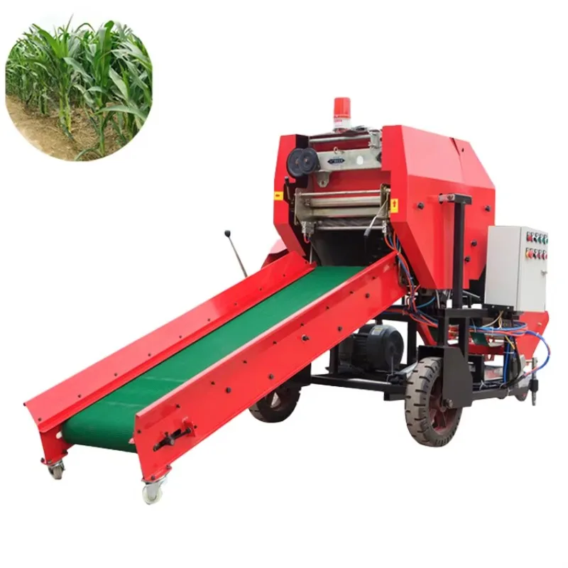 Customized Packing hay Baler Twine hay Baler Pressing Machine Automatic Corn Silage Machine Baler