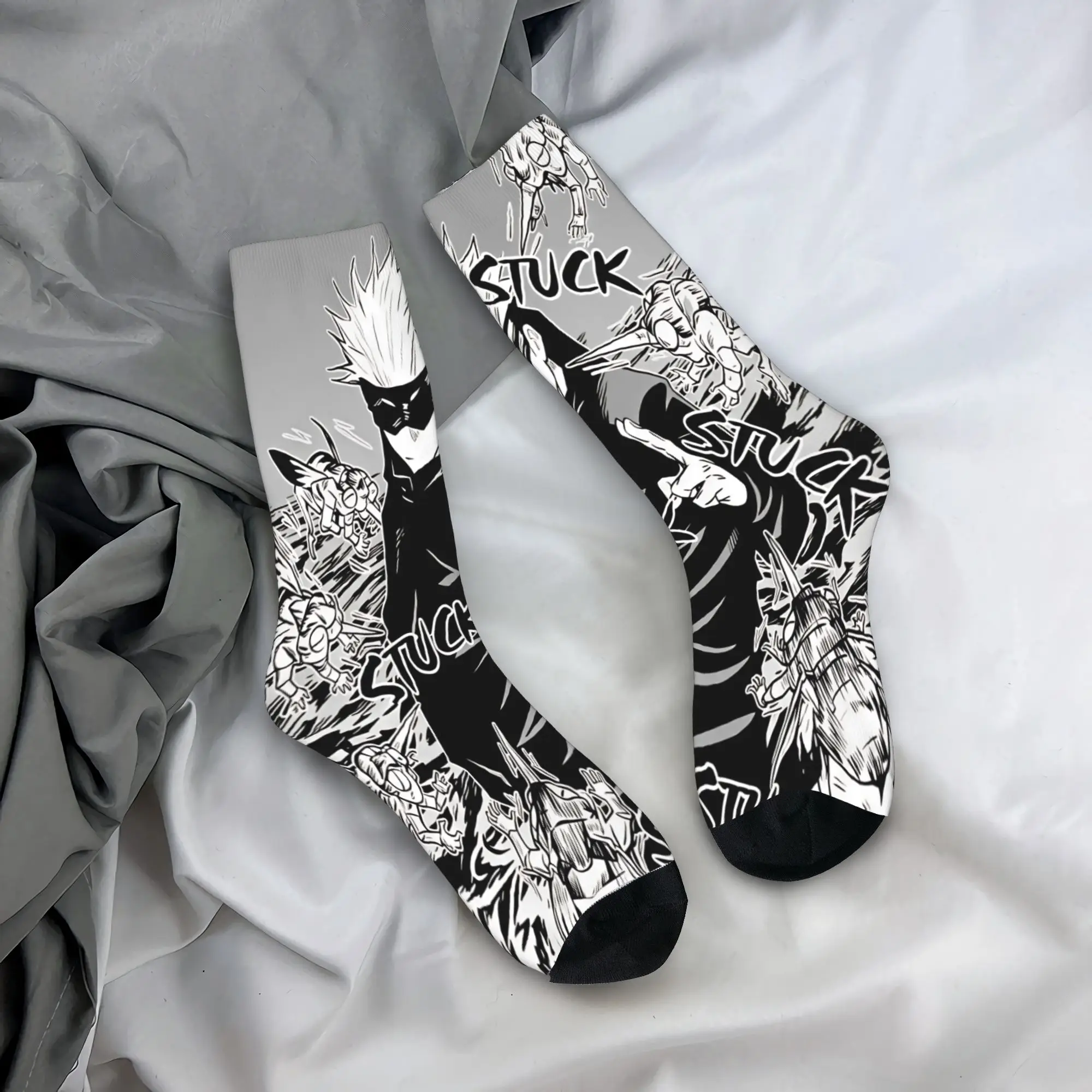 Anime Satoru Gojo Stockings  Gothic Socks Men Soft Socks Spring Running Design Anti Sweat Socks Birthday Present