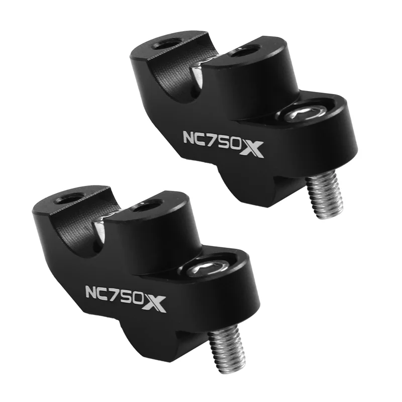 

A51K-For Honda NC750X 1 Pair Aluminum Handlebar Riser Bar Clamp Mount Heightening Motorcycle Accessories