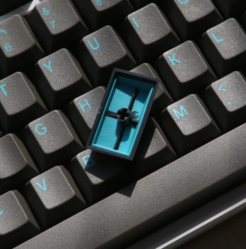 

Enjoypbt Синий принт Dolch Doubleshot ABS Keycap 153, полный набор ключей Cherry Profile 80 84 980 KEYBOARDS