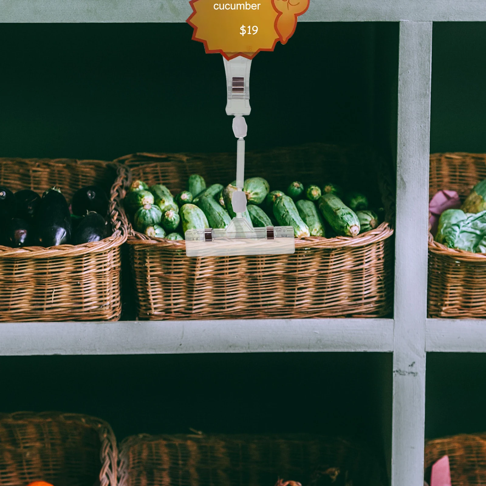 

4pcs Advertising Clip Display Stand Price Label Holder Shelf Clamp For Store Restaurants Weddings Supermarkets Lightweight