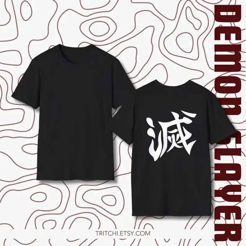 

Горячая футболка с рисунком аниме-фильмов, японская манга, с принтом на спине, с коротким рукавом, для мужчин и женщин, большие размеры Y2k, плотные хлопковые женские мужские футболки