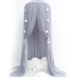 Zanzariera tenda appesa decorazione stella lettino culla baldacchino tende in Tulle per camera da letto tenda casa giochi per bambini camera dei bambini