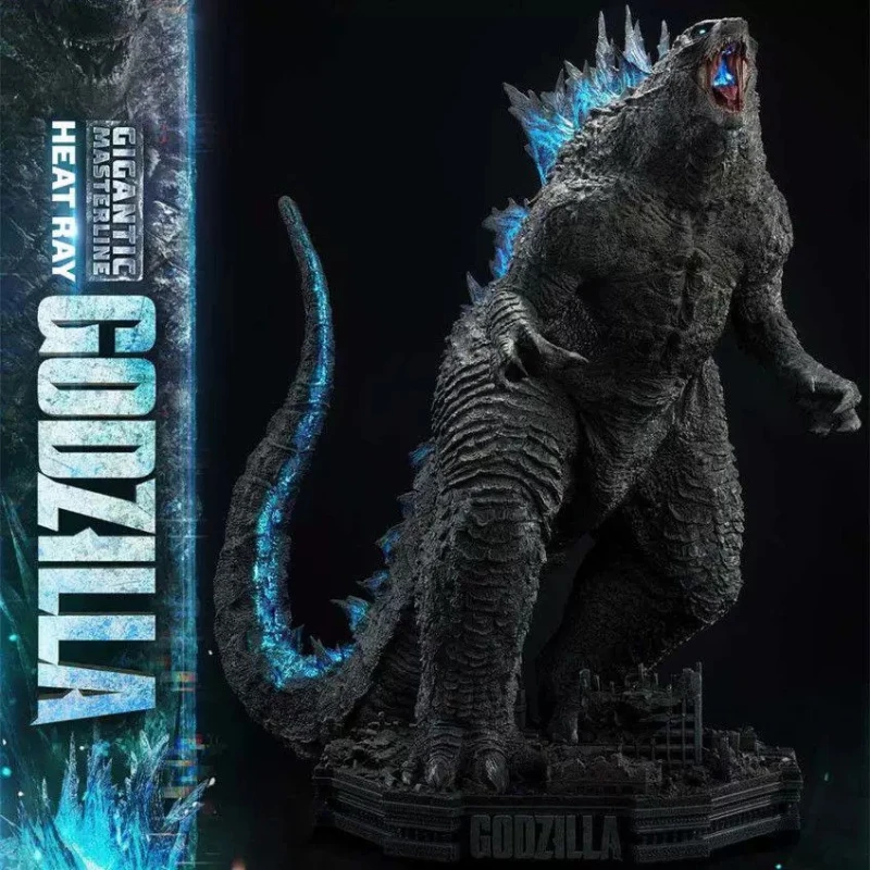 50cm Movie Godzilla Figure King Kong Vs Godzilla Action Figures Heat Ray Light Giant Monster Gojira Statue Pvc Anime Model Gifts