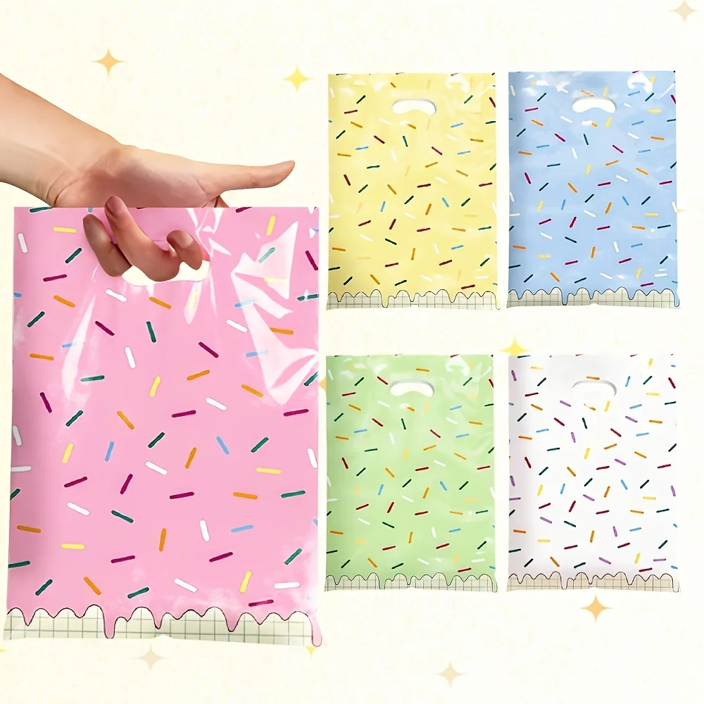 50 sacs cadeaux, sacs cadeaux mignons et colorés, sacs cadeaux pour fête, petits sacs cadeaux pour articles divers