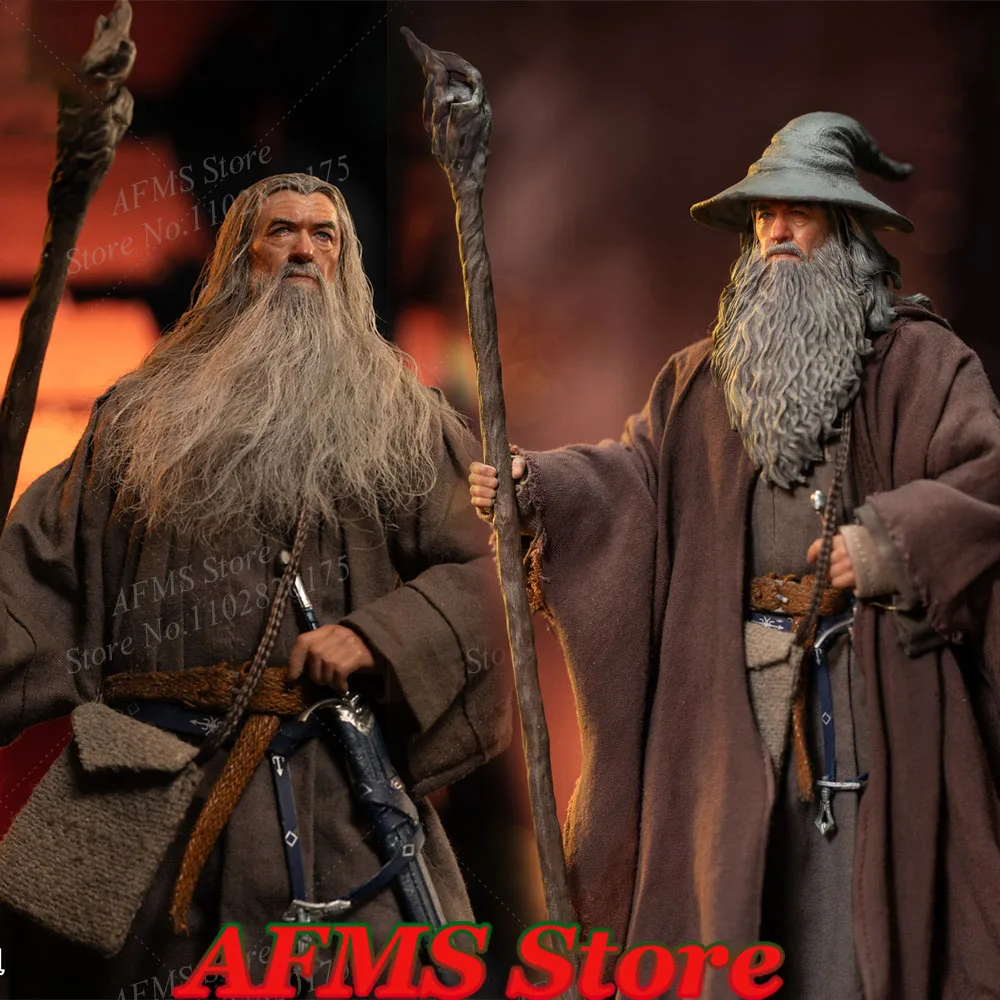 

DYM202401 1/12 Scale Collectible Figure Grey Robe Wizard Abyssal Devil Full Set 6Inch Men Soldier Action Figure Model Toys