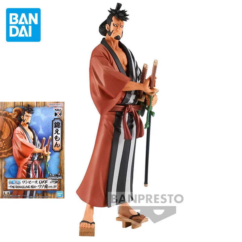 

BANDAI Genuine One Piece Anime Figure Kinemon DXF The Grandline Men Land of Wano Vol 27 Action Figure Toys For Kids Gift Model