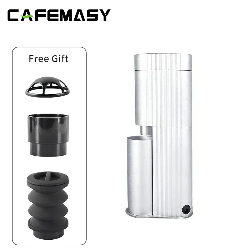 

110V-240V CAFEMASY Smart Mini Electric Coffee Grinder 420 Stainless Steel Automatic Beans Mill Portable Espresso Machine Grinder