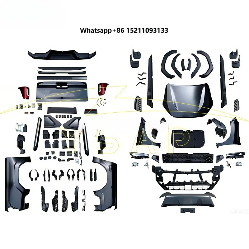 New high quality car accessories 2026 Hilux Travo upgrade kit for 2016-2025 Hilux