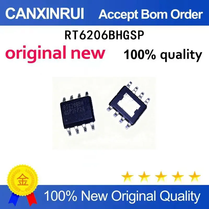

(5-100 Pieces) RT6206BHGSP RT6206BH SOP8 brand new in stock