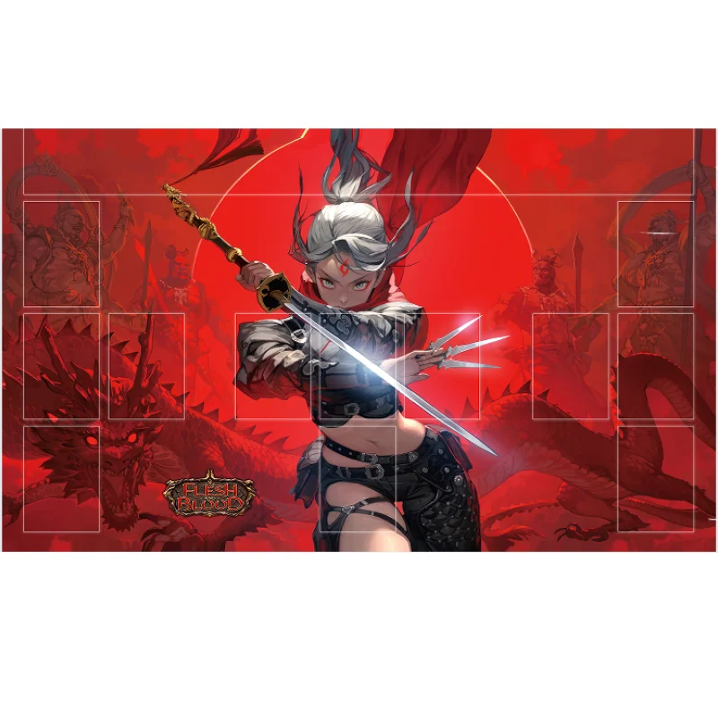 Anime Game Flesh and Blood TCG Accessory 600*350*2mm DIY Card