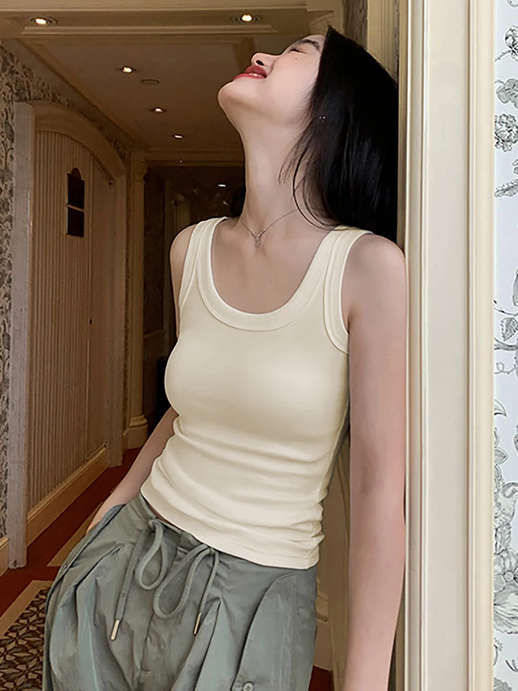 

Женский летний облегающий топ Slim Fit с круглым вырезом, повседневная спортивная одежда для йоги, хлопковая смесь