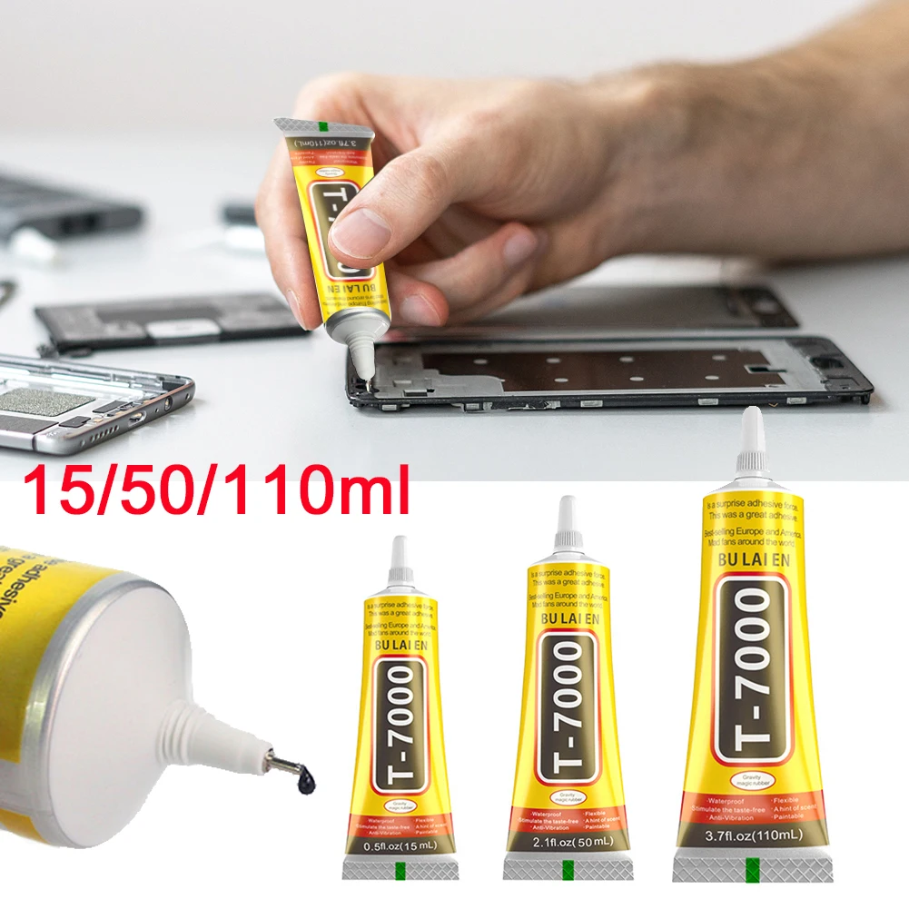 T7000 Adhesive Glue 15/50/110ML Multi-purpose Super Glue for Repair Phone LCD Touch Screen Jewelry Crafts DIY Rhinestone Stick