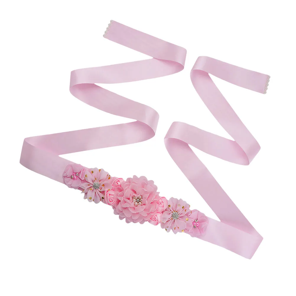 

Rose Belt Flower for Dress Dresses Women Womenbelt Ladies Waistband Belts Wedding