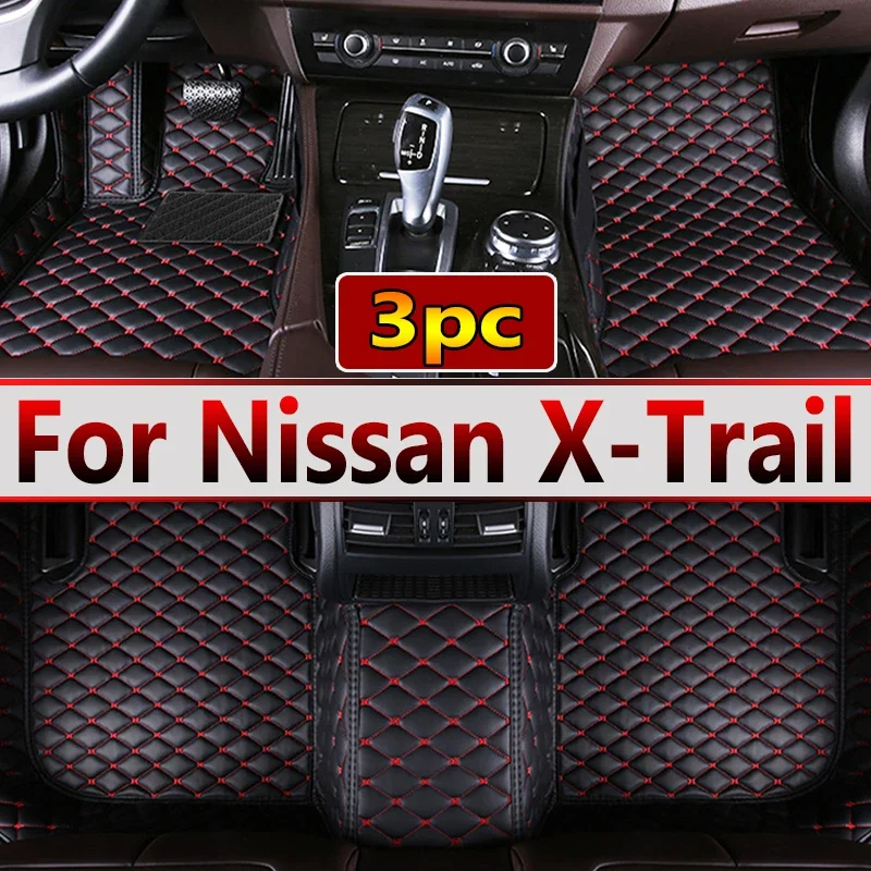 

Автомобильные коврики для Nissan X-Trail T32 2017 ~ 2020, 7-местный водонепроницаемый коврик для украшения интерьера, аксессуары для коврика для домашних животных