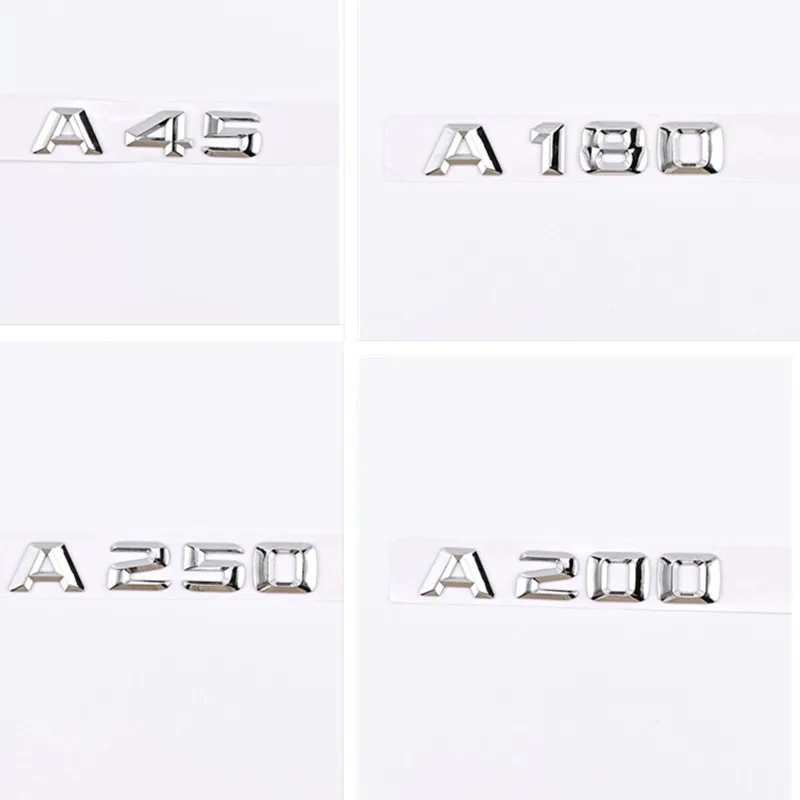 3D ABS черные буквы для автомобилей A35, A45, A160 и др., значок и наклейка