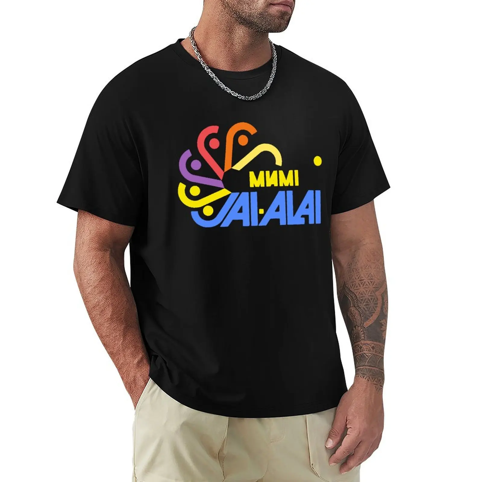 Miami Jai-Alai T-Shirt Worker Basic Short Sleeve Tee