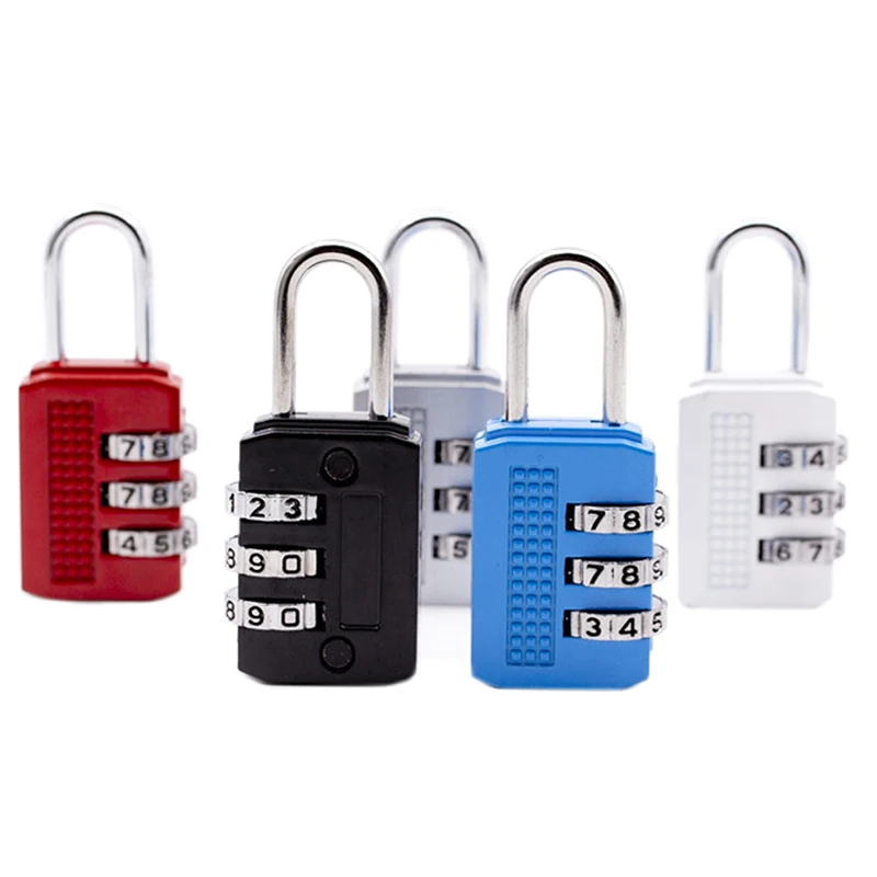 

Nice 3 Digit Dial Combination Code Number Lock Padlock For Luggage Zipper Bag Backpack Handbag Suitcase Drawer durable Locks