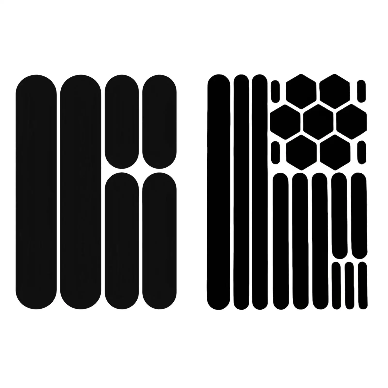 

Светоотражающие наклейки, наклейки, легко наносимые, универсальные украшения, светоотражающая лента, предупреждающая наклейка для велосипедных автомобильных курток