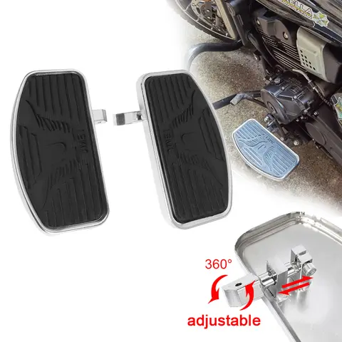 För Honda Shadow För Yamaha Dragstar För KAWASAKI Vulcan Motorcykel Fram Bak Bred Fotstöd Förare Golvbrädor 6 best sales Vulcan Kawasaki - №1