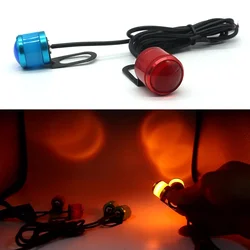 2pcs LED Motorcycle Headlight Fog Lamp Eagle Eye Lights Scooter Motorbike Enhance Lighting Equipment Accessories Driving Light