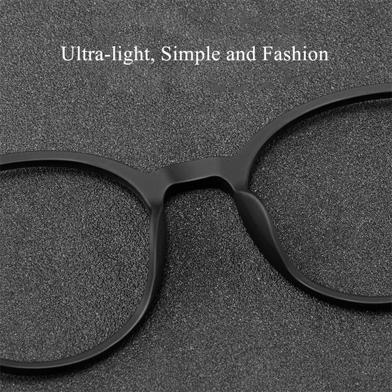 Übergangs-Photochrome multifokale TR90-Lesebrille mit rundem Rahmen, progressive Anti-Blau-Schutzbrille für Damen, ultraleichte Brille – Detail 9