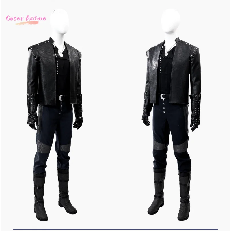 لعبة ويتشر 5 جيرالت أزياء تنكرية موحدة للهالوين كرنفال حفلة عيد الميلاد لعب دور الملابس الملابس