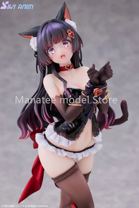SIKI ANIM Original Shibarare Cat Ruhuna-chan 1/7 PVC Action Figure Anime Model Toys Collection Doll Gift