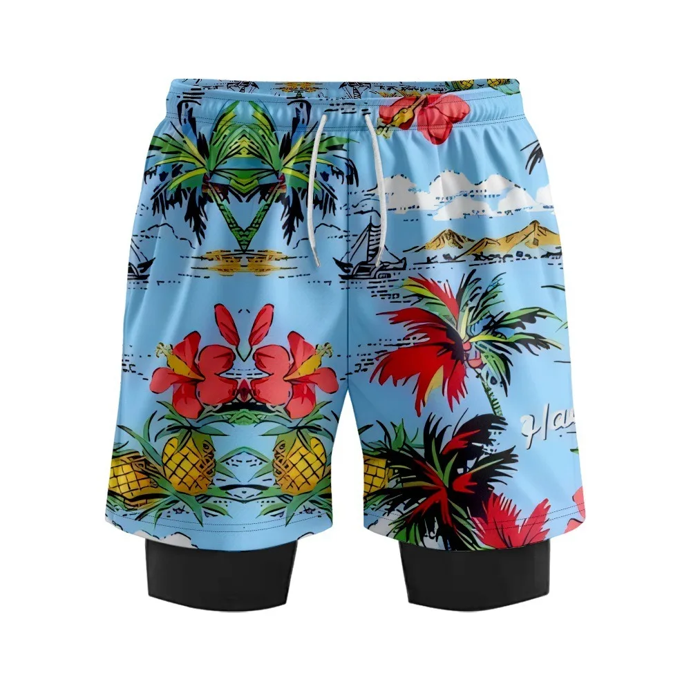 Sneldrogende trendy feestzwembroek voor heren voor zomerfestivals Zomervakanties Strandshorts Stijlvolle lichtgewicht zwemshorts