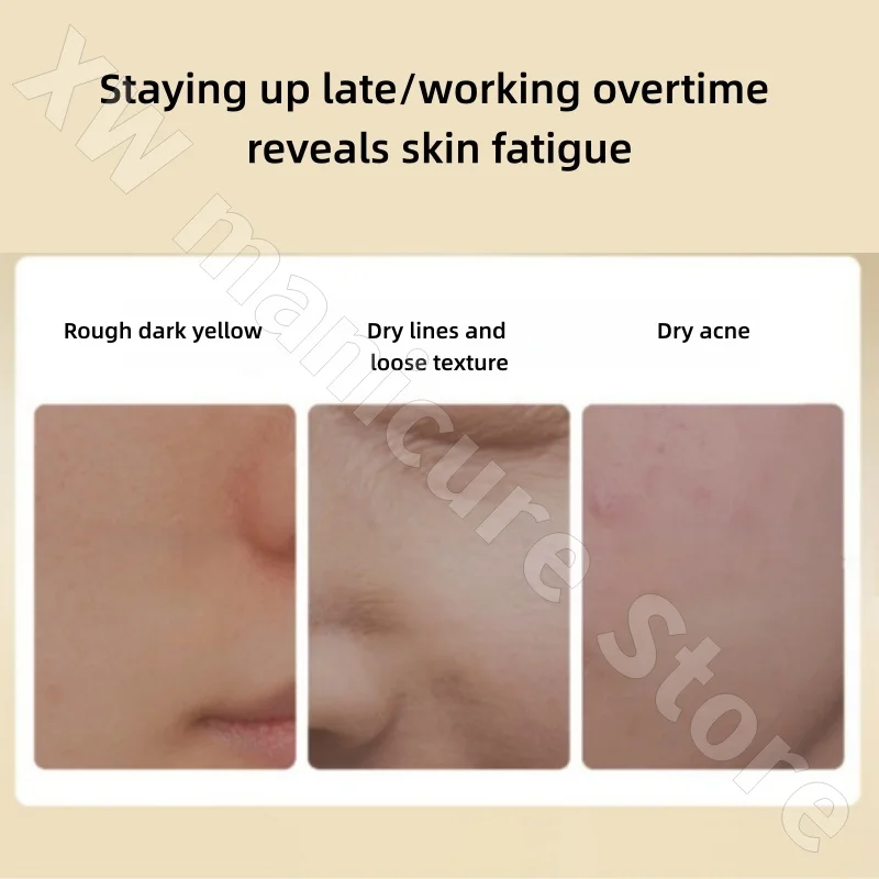 Collagen-infused Water-glossy Mask Hydrating Firming Brightening Improving Dull and Acne-prone Skin  1 Box of 5 Pieces