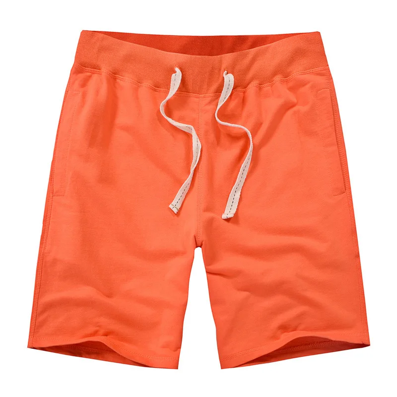 

Summer Men's Cotton Casual Shorts Loose Fitness Shorts with Drawstring Elastic Waistband Quick-Dry Breathable Athletic Pants
