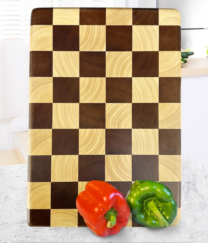 Double-Sided Cutting Board, Black Walnut Wood, Splicing Solid Wood, Kitchen Accessories, Damp-proof Tools