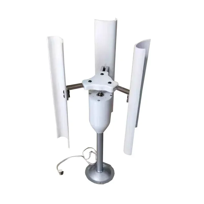 

Vertical Five-blade Wind Generator Model Three-phase Permanent Magnet Brushless Generator Low-speed Windmill Portable Tools