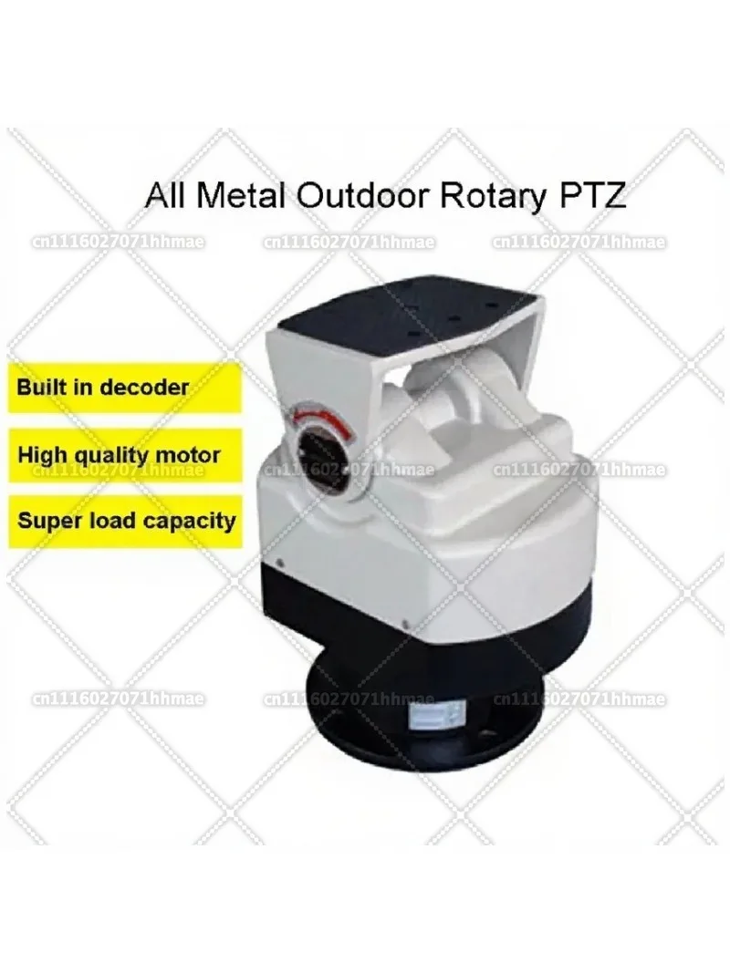 1PC Metal Load RS485 Motorized Pan Tilt Scanner Decoder Preset PTZ Horizontal Vertical Rotate for Outdoor CCTV Camera Support