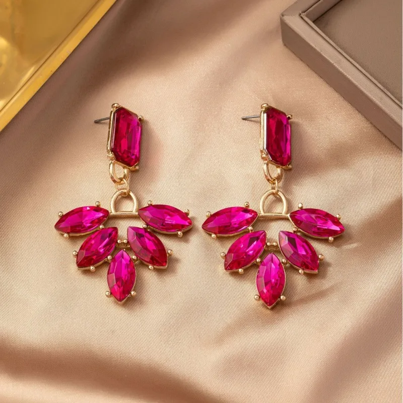 Geometric Earrings For Women Simple Temperament Personality Design Ear Accessories Holiday Party Gift Fashion Jewelry CE286