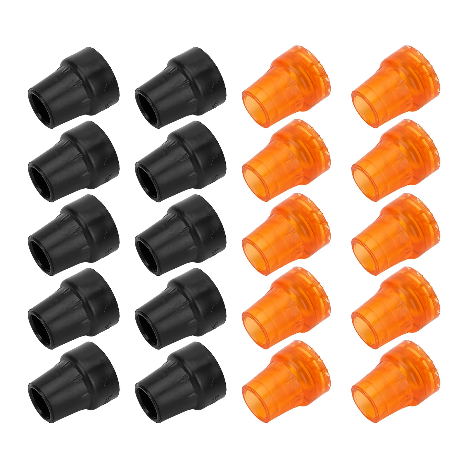 10pcs Crutch Tip Rubber 19mm Inner Diameter Slip Resistance Universal Heavy Duty Walking Cane Tip Replacement Cane Tip Cane Tip