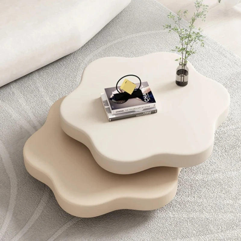 

Aesthetic Cool Nordic Coffee Tables White Irregular Trendy Minimalist Modern Coffee Table Living Room Tisch Furniture For Home