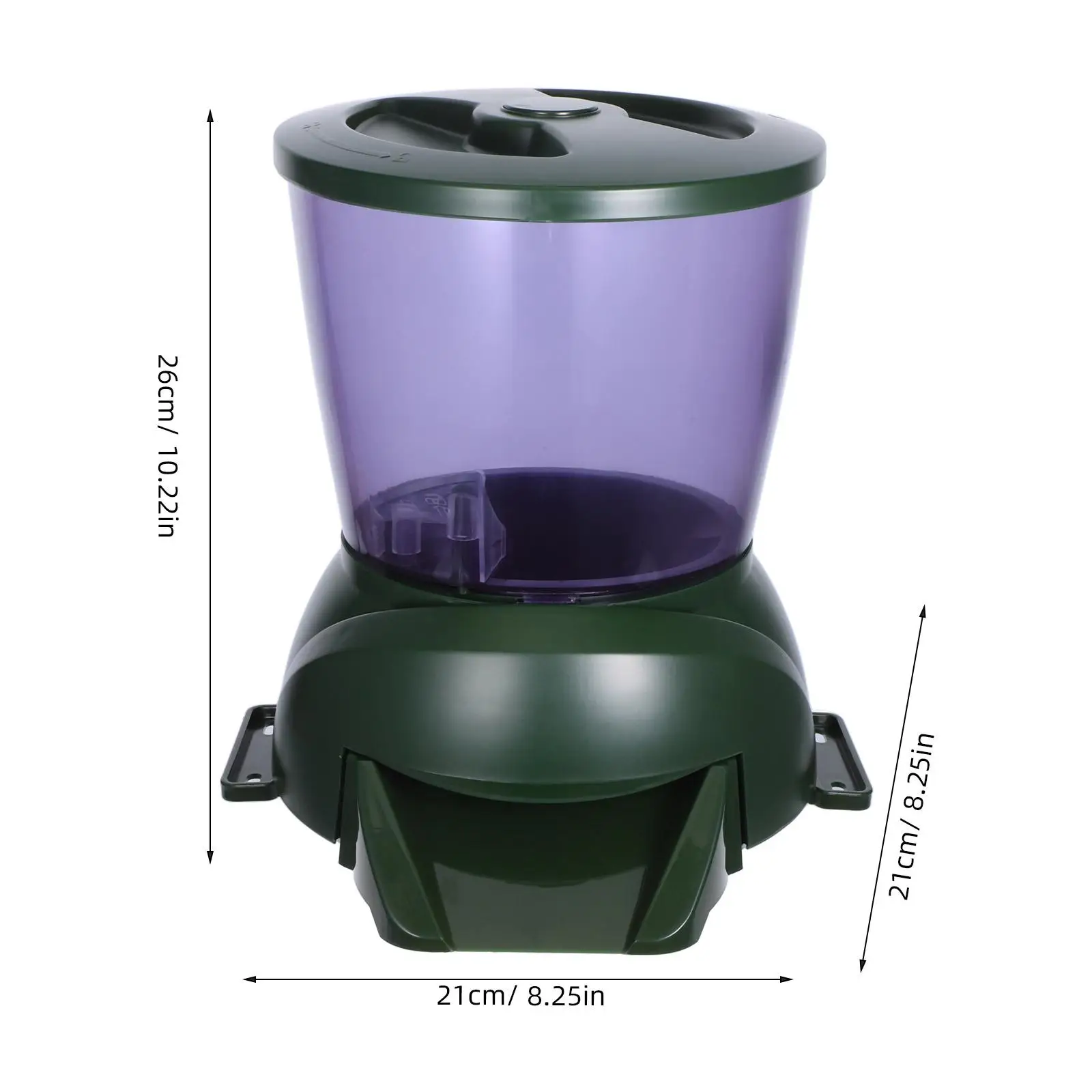 Automatic Fish Feeder Electric Timing for Aquarium Pond Tank Alkaline Operated Large Capacity Pellet Dispenser Pet - Image 6